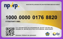 NPWP Yayasan - Depan